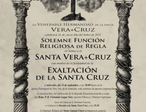 Solemne Función Religiosa de Regla en honor a la Santa Vera+Cruz en la festividad de la Exaltación de la Santa Cruz.