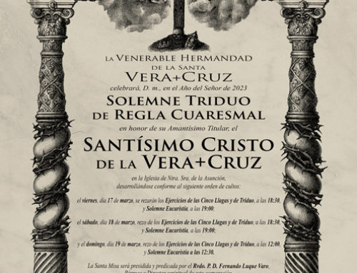 Solemne Triduo de Regla Cuaresmal en honor al Santísimo Cristo de la Vera+Cruz.
